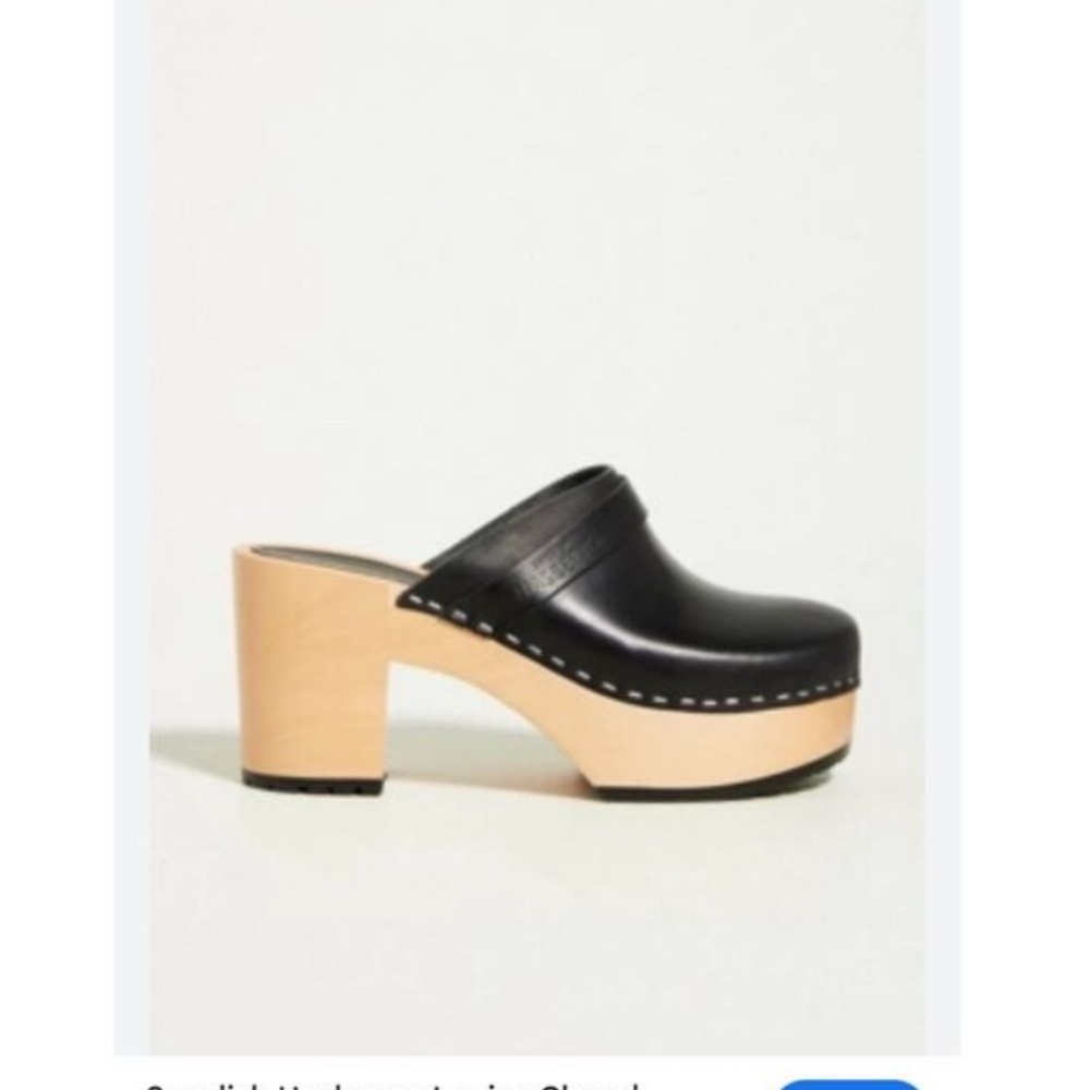Swedish Hasbeens Louise Clogs. Size 8/EU 39